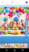 生日快樂 视频制作器 – 照片幻灯片 与音乐 截图 6