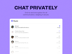 Skyda - Chats & VPN ảnh chụp màn hình 6