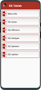 Learn SQL Tutorials скриншот 4