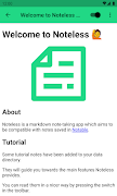 Markdown Note imagem de tela 1