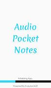Audio Pocket Notes 포스터