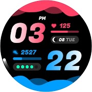 Genesis watch face Wear OS تصوير الشاشة 3