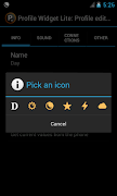 Profile Widget Lite تصوير الشاشة 1