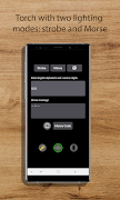 Morse code flashlight -Torch screenshot 1
