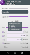 برنامه‌نما Dimensionless Numbers عکس از صفحه