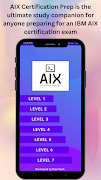 AIX Certification Prep اسکرین شاٹ 1