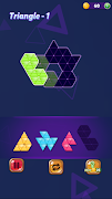 برنامه‌نما Block Triangle: Hexa Puzzle عکس از صفحه