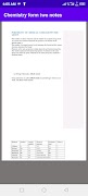 برنامه‌نما Chemistry notes: form two عکس از صفحه