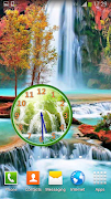 Waterfall Clock Widget اسکرین شاٹ 4