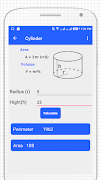 Geometry Formula & Calculator Ekran Görüntüsü 2
