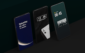 Digital Clock Widget – Custom 스크린샷 1