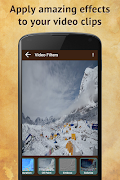 Video Effects & Filters Editor captura de pantalla 2
