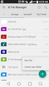 1 Schermata G File Manager