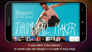 برنامه‌نما Thumbnail Maker عکس از صفحه
