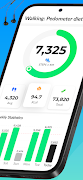 चलना pedometer भोजन स्क्रीनशॉट 1
