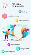 PDF Editor - Fill & Sign PDF poster