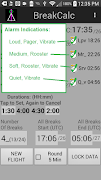 BreakCalc: Pilot Rest Break Calculator & Alarm скриншот 6