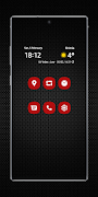 Material Red Flat Icon Pack Poster