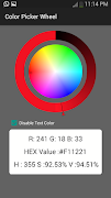 Color Picker Wheel تصوير الشاشة 3
