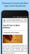 Beat Diabetes screenshot 4