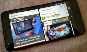 Cara Split Screen Layar HP poster