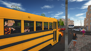 Ônibus Escolar Jogo imagem de tela 4