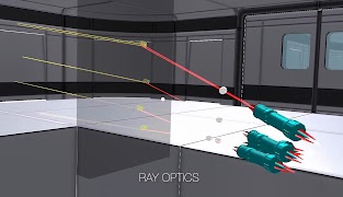 Physics lab in VR poster