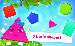 برنامه‌نما Learning shapes and colors for toddlers 1 - 5 ages عکس از صفحه