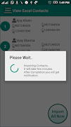Export Import Excel Contacts स्क्रीनशॉट 3