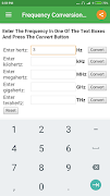 برنامه‌نما Frequency Converter عکس از صفحه