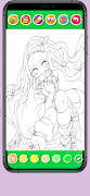 Demon Slayer Coloring Book 2 capture d'écran 3