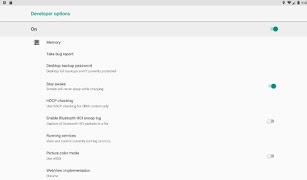 Developer Options 스크린샷 6