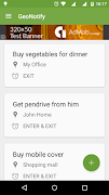 GeoNotify screenshot 1