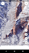برنامه‌نما Google Earth عکس از صفحه
