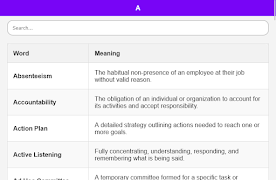 Human Resource Dictionary স্ক্রিনশট 5