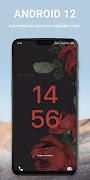 برنامه‌نما Android 12 Lock Screen عکس از صفحه