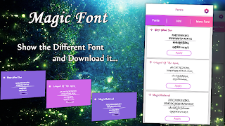 Magic Fonts Style captura de pantalla 3