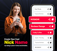 Nickname for Gamers: Name Art imagem de tela 1