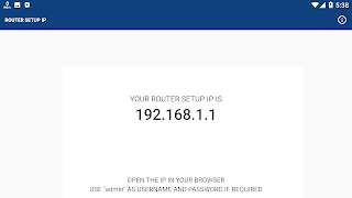Router Setup IP स्क्रीनशॉट 5