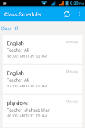 Class Scheduler स्क्रीनशॉट 6