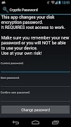 Cryptfs Password penulis hantaran