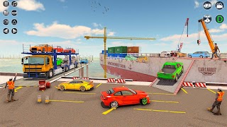 Real Car Transport Truck Games screenshot 2