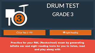 برنامه‌نما Grade 3 Drum Test Practice عکس از صفحه