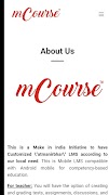 برنامه‌نما mCourse عکس از صفحه