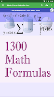 Mathematics Formula Collection पोस्टर