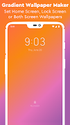 5 Schermata Gradient Wallpaper Maker