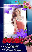 กรอบรูปดอกไม้ กรอบรูป แต่งรูป captura de pantalla 3