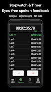 ChronoVox stopwatch & timer スクリーンショット 1