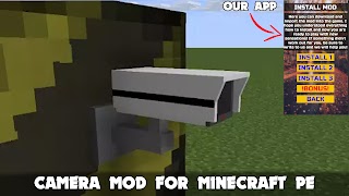 Camera CCTV Mod Minecraft PE Plakat