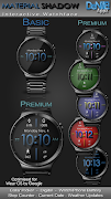 Material Shadow HD Watch Face ภาพหน้าจอ 1